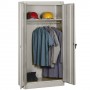 Tennsco Wardrobe Cabinets 36" x 18" x 72" Light Gray TNN7114LGY