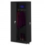 Tennsco Wardrobe Cabinets 36" x 18" x 78" Black TNN7818WBK
