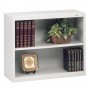 Tennsco Welded Bookcases 2 Shelves 34-1/2" x 13-1/2" x 28" Light Gray TNNB30LGY