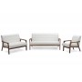 Wholesale Interiors TOGO 3PC Sofa Set-White Mid-Century Masterpieces 3 Pieces Living Room Set