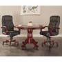 Office Star TOW-59Q-CHY Townsend Round Table with Queen Anne Base