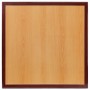 Flash Furniture TP-2TONE-3030-GG Square Two-Tone Resin Cherry and Mahogany Table Top