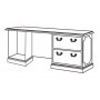 High Point Furniture 72 x 24" Right Lateral File Credenza TR_3033R