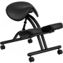 Flash Furniture Ergonomic Kneeling Chair with Black Saddle Seat WL-1421-GG