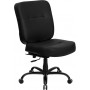 Flash Furniture Hercules Series 500 lb. Capacity Big & Tall Black Leather Office Chair with Extra WIDE Seat WL-735SYG-BK-LEA-GG