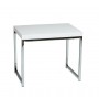 Ave Six Wall Street End Table in White WST09-WH