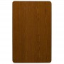 Flash Furniture 36''W x 72''L Rectangular Activity Table with 1.25'' Thick High Pressure Oak Laminate Top and Height Adjustable Short Legs XU-A3672-REC-OAK-H-P-GG