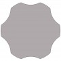 Flash Furniture 60'' Flower Shaped Activity Table with Grey Thermal Fused Laminate Top and Height Adjustable Short Legs XU-A60-FLR-GY-T-P-GG