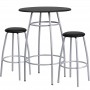 Flash Furniture Bar Height Table and Stool Set YB-YJ922-GG