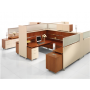 Jofco Collective Space, 4 Cluster Cubicle Workstation, Laminate