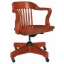 Jasper Community Boston Traditional Wood Office School Swivel Chair