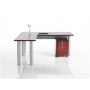 Jofco Merge L Shaped Office Desk with Mobile Pedestal