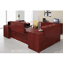 Reception Desk Workstation, 129" x 122"