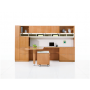 Jofco Collective Office, T Shaped Office Desk with Hutch and Storage C abinet