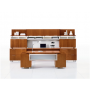 Jofco Collective Office, Executive Office Workstation with Storage Credenza