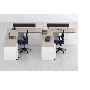 Morpheo Two Person Workstation, L Shape 2 Person Workstation