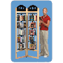 Gressco Library Furniture Display, MAR-LINE® Rotor Screen Starter-2 Screen 5 Tier
