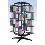 Gressco Library, 4 Tier Four Tower Rotating Display,Video/DVD's