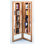 Gressco Libary, 2 Solid Oak 5 Tier Rotating Tower Display