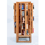 Gressco Library, 4 Wood Screen, Four - 5 Tier Rotating Tower Display
