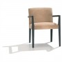 Andreu World Cloe, Low Back Wood Armed Guest Side Chair