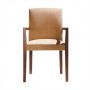 Andreu World Cloe, High Back Wood Side Chair
