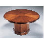 Arnold Veneer Transitional Round Conference Table