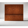 Councill Delineation Deck Storage Credenza with Closed Overhead