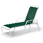 Telescope Casual Vanese Chaise Chair, Outdoor Sling Stack Lounge Chaise