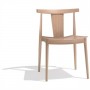 Andreu Smile SI0325, Stackable Wood Cafetaria Chair