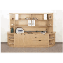 Office Furniture Hutch, Open Hutch, Corner Bookcase, Storage Cabinet