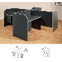 Laminate 4 Station Cluster Cubicle