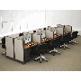 Knockoff Herman Miller, AO2 System, Electrified, 2" Thick Panels, 24"x48" - 8 Cubicles 