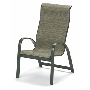 Telescope Casual Primera Chair, Outdoor Sling High Back Stack Chair