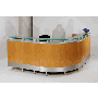Arnold Contemporary Reception Desk - All Wood Veneer