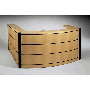 Arnold Modena Contemporary Reception Desk Station -  All Wood Veneer