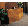 Arnold Adagio Contemporary Reception Desk Station - All Wood Veneer