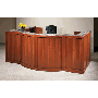 Arnold Ascona Contemporary Reception Desk Station - All Wood  Veneer