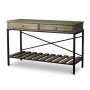 Wholesale Interiors YLX-0003-AT Baxton Studio Newcastle Wood and Metal Console Table