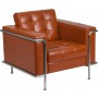 Flash Furniture ZB-LESLEY-8090-CHAIR-COG-GG Reception chair in Cognac