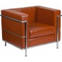 Flash Furniture ZB-REGAL-810-1-CHAIR-COG-GG Reception chair in Cognac
