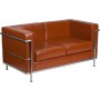 Flash Furniture ZB-REGAL-810-2-LS-COG-GG Bonded Leather loveseat in Cognac