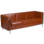 Flash Furniture ZB-REGAL-810-3-SOFA-COG-GG Bonded Leather sofa in Cognac