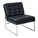 Officestar ATH51-B18 Anthony 26" Wide Chair with Chrome Base in Black